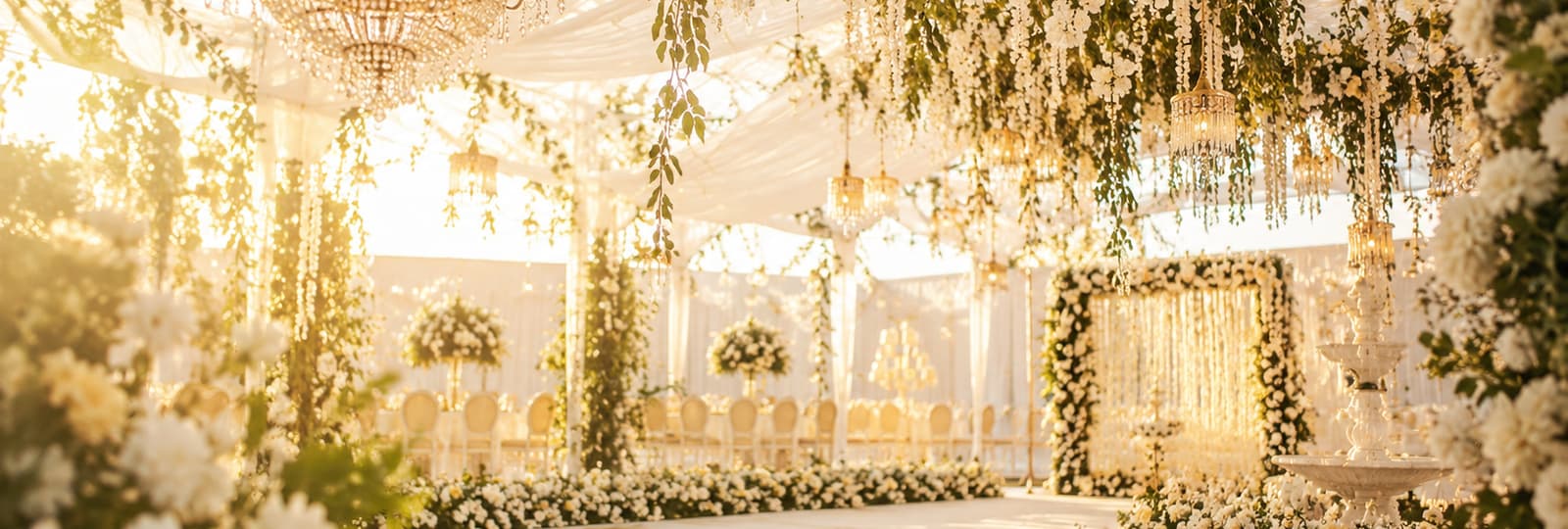 Candlelit luxury event