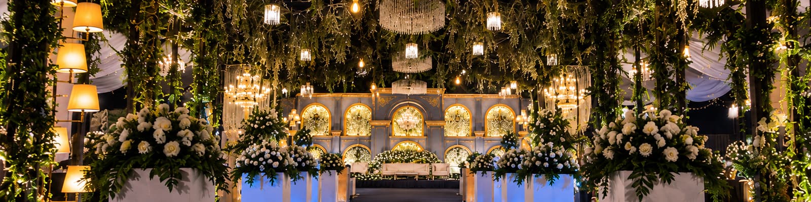 Elegant candlelit event